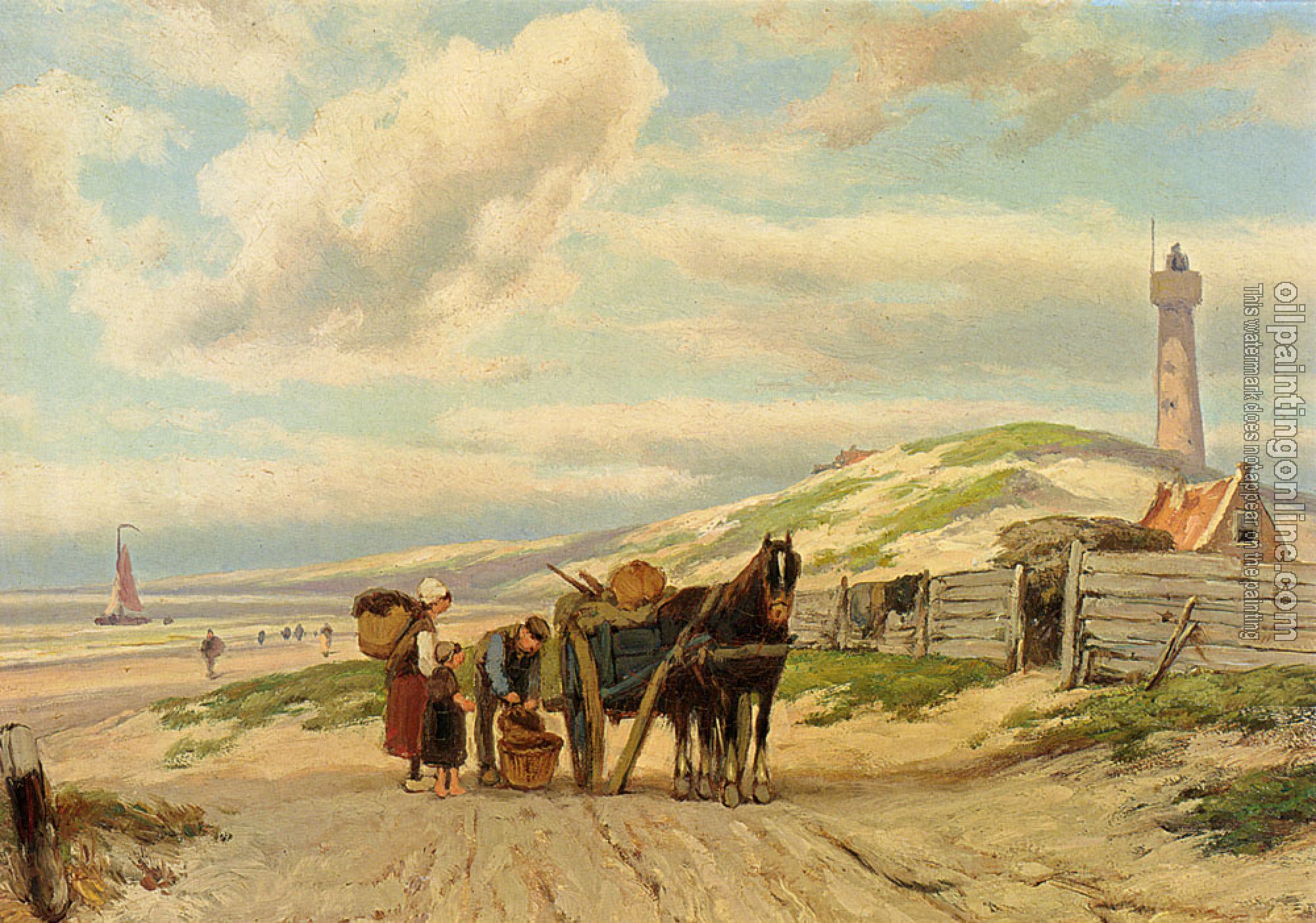 Johannes Hermanus Koekkoek - Barend Returning Home